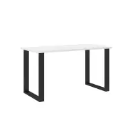 ALVI stół industrialny 138 x 67 cm biały